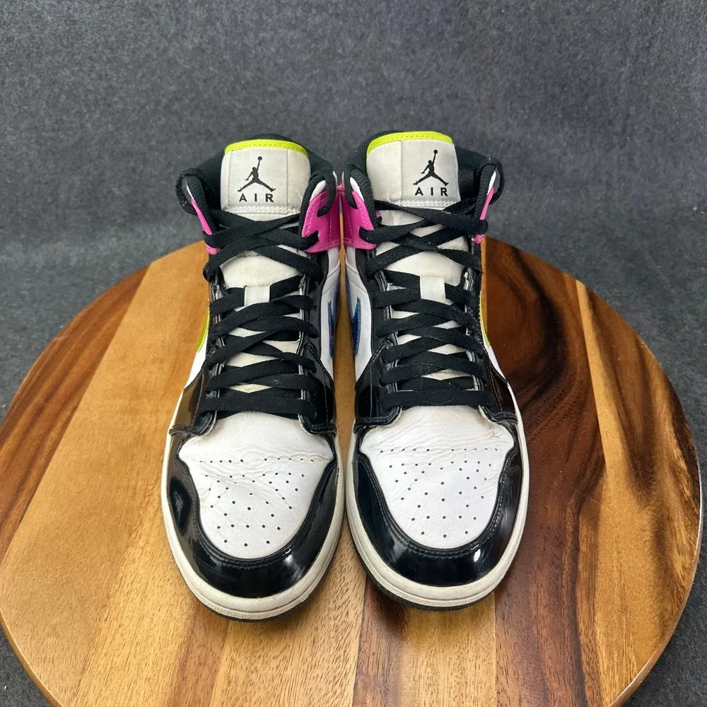 Jordan 1 Mid SE Cyber Active Fuchsia Sneakers Mens Size 10 CZ9834-100